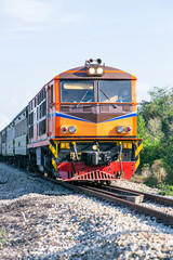 Fototapeta premium train on railway