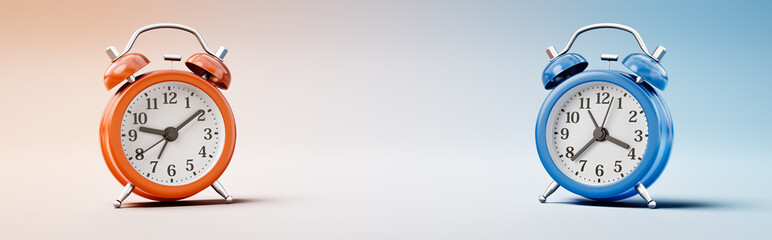 Orange and Blue Alarm Clock, Commitment Management