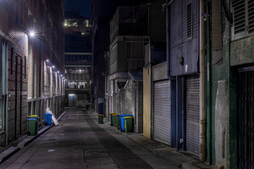 alley at night