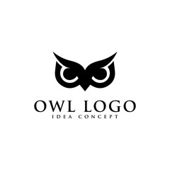 Obraz premium Owl Logo, Owl icon, design concept
