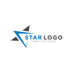 Star Logo, Creative Concept Template Vector