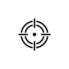 Target Icon, Crosshair icon, Gun target, Icon Vector