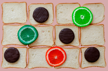Cheeky and colorful creative background for various tasks.