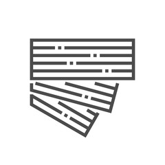 Wood floor and material vector icon set design on white background.