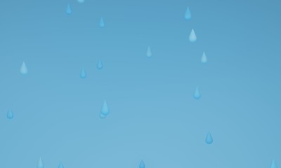 
雨背景3DCGイラスト画像