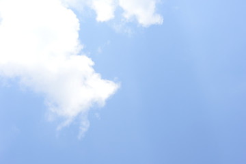 Fototapeta premium Blue sky with cloud 
