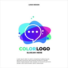 consult logo vector Colorful theme, Business logo designs template, design concept, logo, logotype element for template