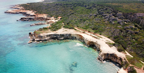 Baia nascosta nella natura - Salento