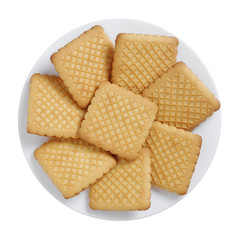 Plate with cookies