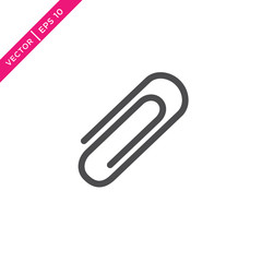 Paperclip Icon, Vector for Web
