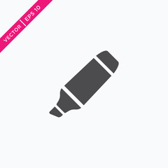 Highlight Icon, Vector in Glyph Style