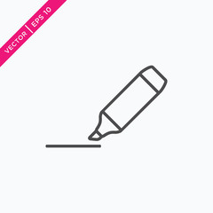 Highlight Icon, Vector in Glyph Style