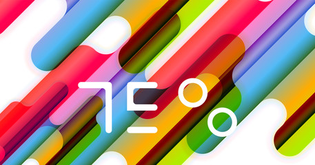 Abstract liquid lines geometric background