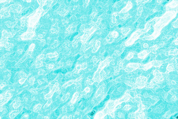 Fototapeta na wymiar High details green liquid background design template of Aqua Menthe color trendy in 2020, texture - computer graphics illustration