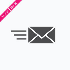 Envelope Icon, Email Icon, Vector for Web, Outline Style