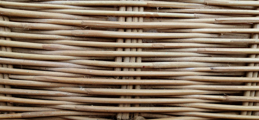 Pattern, texture, handmade wickerwork in Thailand