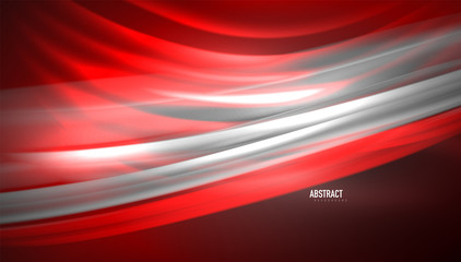 Creative fluid wave lines abstract background. Trendy abstract layout template for business or technology presentation, internet poster or web brochure cover, wallpaper