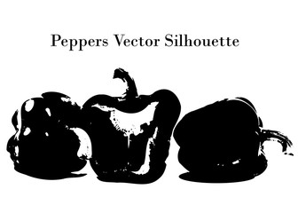 vector ink imprint imitation pepper illustration