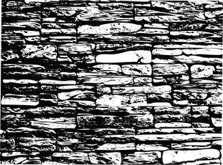 gray brick wall vector illustration