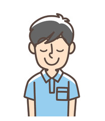 ポロシャツ　男性　介護職など