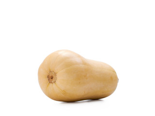 Butternut squash on white background.