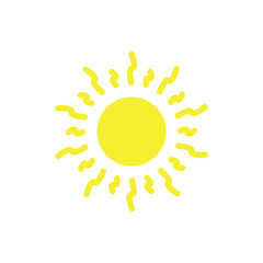 Sun Icon Vector Design Template