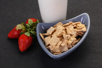 Wheat flakes for breakfast