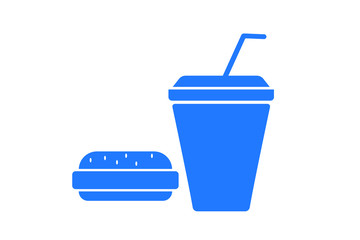 burger and drink icon