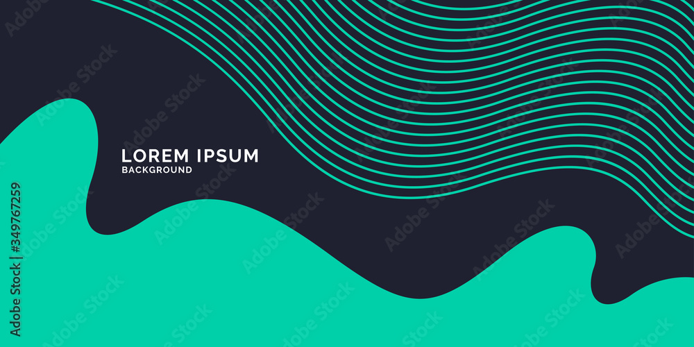 Poster modern backgrounds with abstract elements and dynamic shapes. compositions of colored spots. vector 