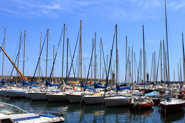 Fototapeta premium Marina in Bastia (Corsica)