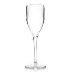 Realistic champagne glass