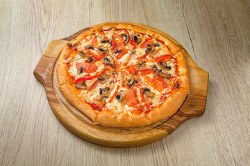 Pizza, jatlian pizza, slice of pizza