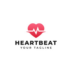 Heartbeat, Pulse, Cardio, Medical, Healthcare Logo Design