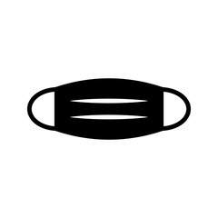Face mask icon. Medical mask icon. Surgery mask icon