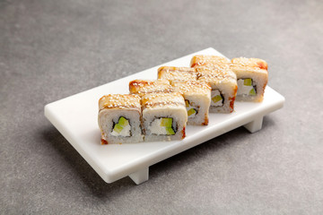 Sushi rolls, Japanese traditional cuisine