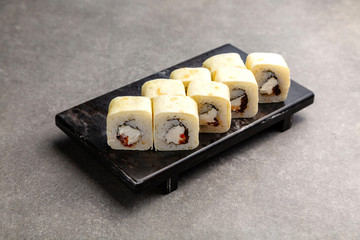 Sushi rolls, Japanese traditional cuisine