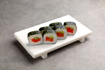 Sushi rolls, Japanese traditional cuisine
