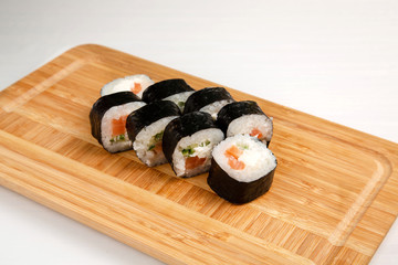 Sushi rolls, Japanese traditional cuisine