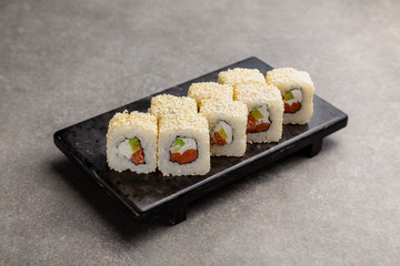 Sushi rolls, Japanese traditional cuisine