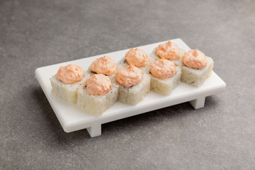 Sushi rolls, Japanese traditional cuisine