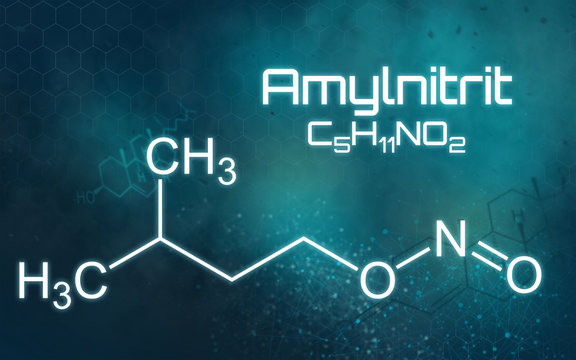 Chemische Formel von Amylnitrit
