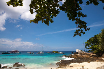 tropical beach in thailand