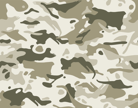 Seamless dessert camouflage repeat pattern