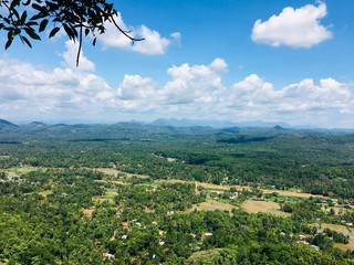 view of the mountains