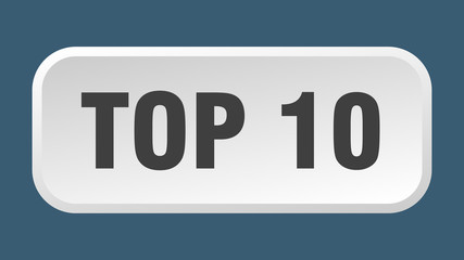 top 10 button. top 10 square 3d push button