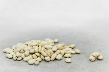 white beans on a table