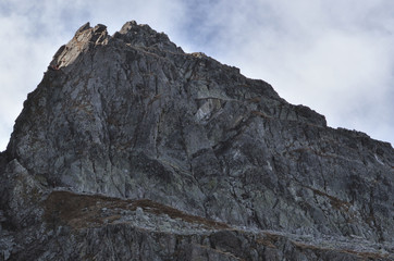 High tops of Polish Tatra Mountains National Park in Zakopane Poland