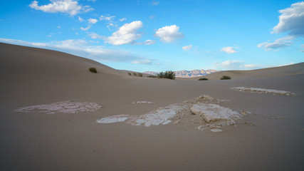 mesquite flat sand dunes in death valley national park in california, usa