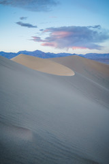 mesquite flat sand dunes in death valley national park in california, usa