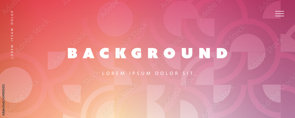 Poster abstract colorful minimal geometric pattern background, multi purpose template, mosaic gradient shap